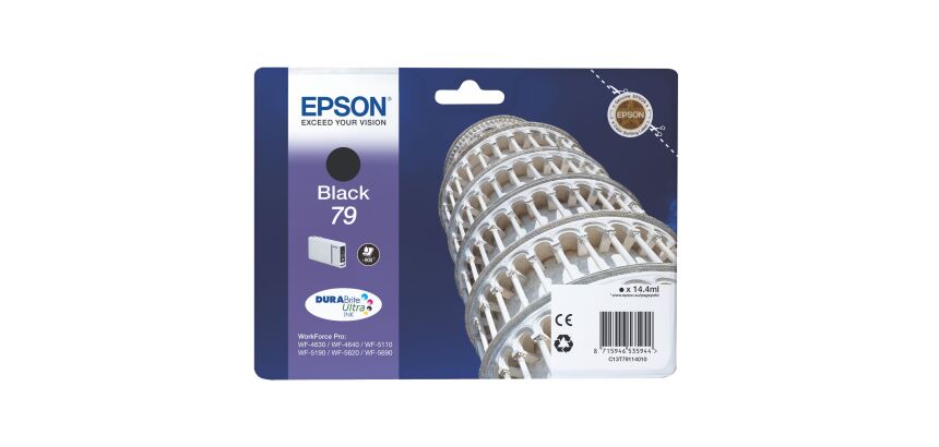 Cartouche Epson 79 noire pour imprimante jet d'encre