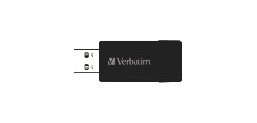USB-sleutel PinStripe Verbatim 8 GB zwart