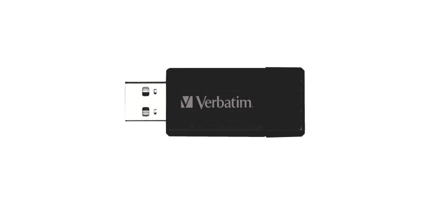 Clé USB Verbatim PinStripe 8 Go noire