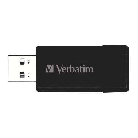 Memoria USB PinStripe de Verbatim, color negro, 16 GB
