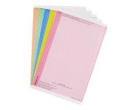 Etiquetas colgantes para archivadores Elba de 6 x 144 mm, colores surtidos (paquete de 270)
