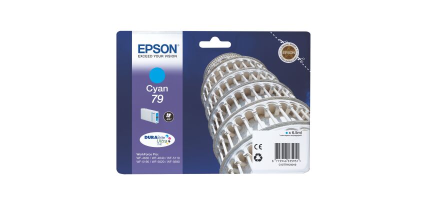 Cartouche Epson 79 couleurs séparées pour imprimante jet d'encre