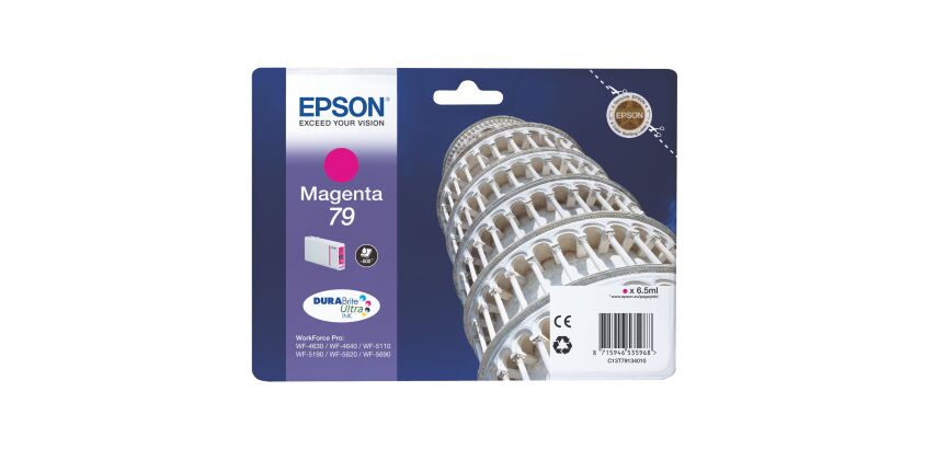 Cartouche Epson 79 couleurs séparées pour imprimante jet d'encre