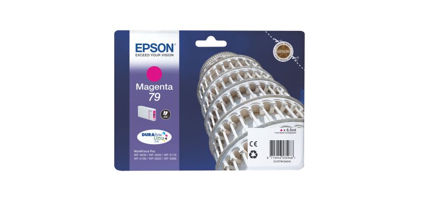 Cartouche Epson 79 couleurs séparées pour imprimante jet d'encre