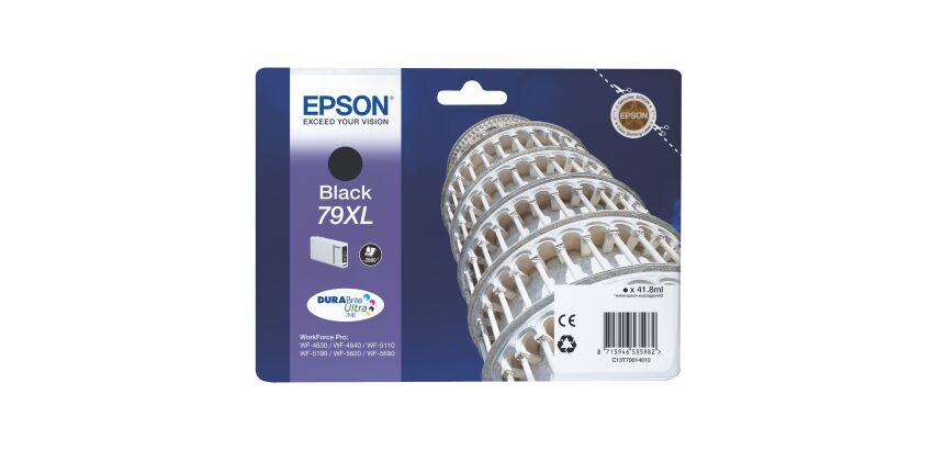 Cartouche Epson 79XL noire pour imprimante jet d'encre