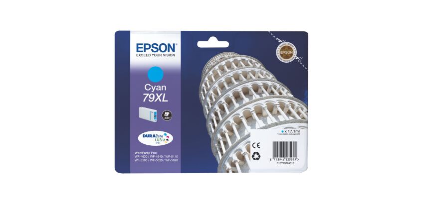 Epson 79 XL / C13T79024010 Cartuchos originales separados cian, magenta o amarillo (2000 páginas) 