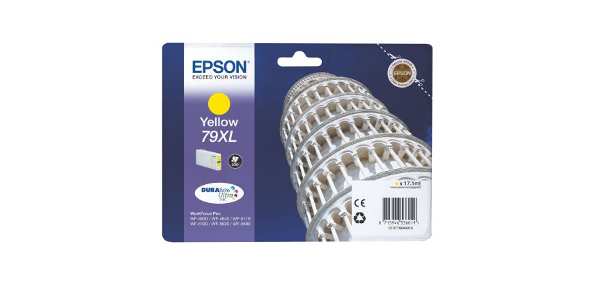 Cartridge Epson 79XL hoge capaciteit met aparte kleuren voor inktjetprinter