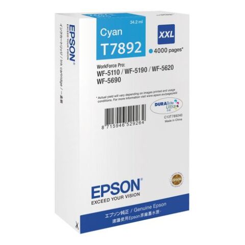 Epson T7892XXL cartucho original cian muy alta capacidad