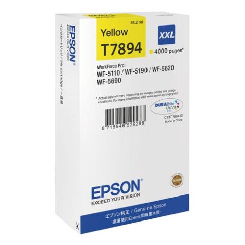 Epson T7894XXL cartucho original amarillo muy alta capacidad