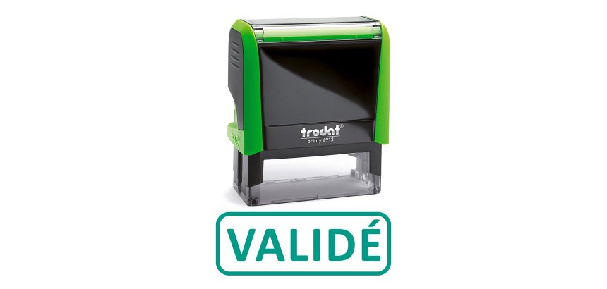 Tampon encreur automatique 'Validé' Trodat Printy 499257 Xprint