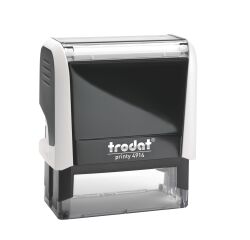 Tampon texte personnalisable Printy 4914 Trodat monochrome 6 lignes