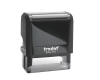 Tampon texte personnalisable Printy 4914 Trodat monochrome 6 lignes