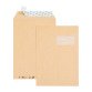 Pochette kraft brun 85 gr GPV 229 x 324 mm avec fenêtre 50 x 100 mm - Boîte de 500