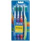 Pack of 4 toothbrushes Oral B 123 medium