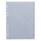 Set of 12 monthly dividers in polypropylene grey Maxiburo