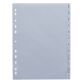 Jeu de 12 intercalaires mensuels polypropylène gris 12/100e - Maxiburo