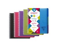 Cahier spirale Linicolor Evolutiv'book A5 16 x 21 cm gelocht kariert 180 Seiten