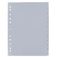 Set of numbered dividers with 12 divisions in grey polypropylene Maxiburo