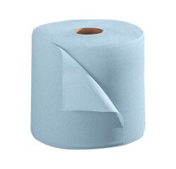Industrial towel roll blue - length 350 m