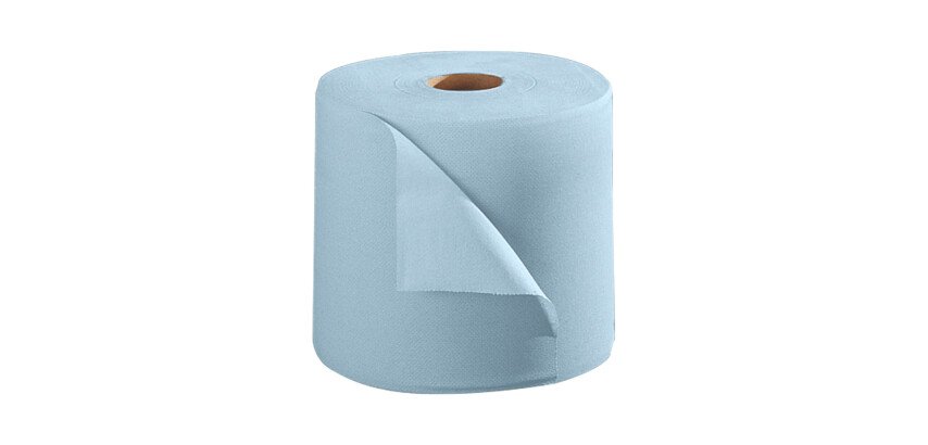 Industrial towel roll blue - length 350 m