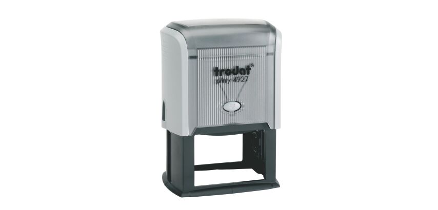 Trodat Printy 4927 Formato Grande sello con texto personalizable 9 líneas 60 x 40 mm monocromo