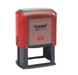 Trodat Printy 4927 Formato Grande sello con texto personalizable 9 líneas 60 x 40 mm monocromo