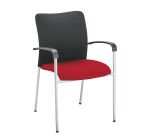 Sedia ospite in tessuto Siracusa Bruneau