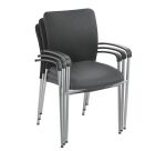 Fauteuil d'accueil empilable et léger