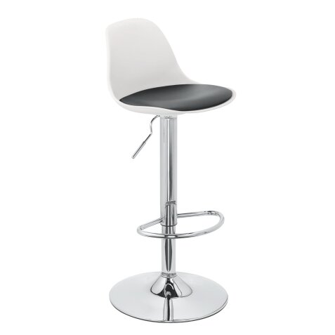 Adjustable stool Kocy - chrome base