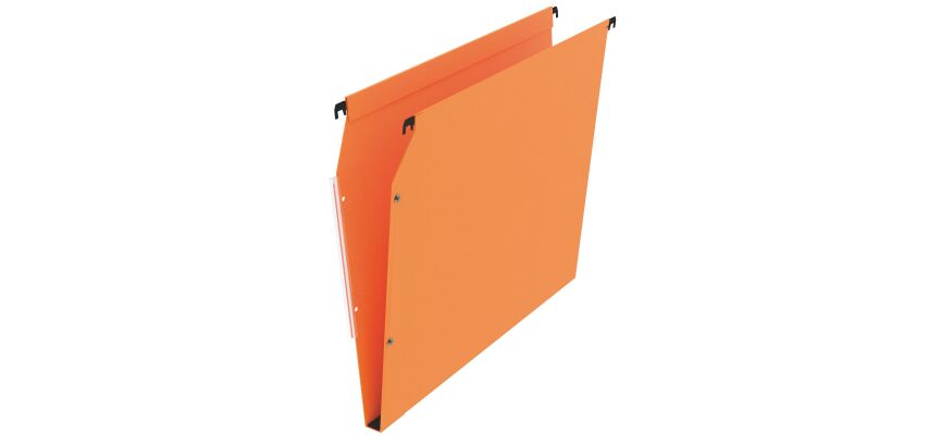 Dossier suspendu pour armoires kraft Standard Bruneau fond 15 mm orange