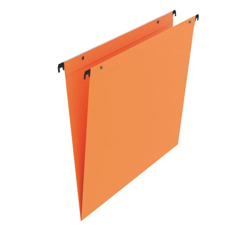 Hangmappen voor laden 33 cm in standaard kraft Bruneau normale bodem oranje