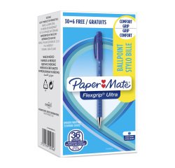 Pack 30 bolígrafos Flexgrip Ultra Papermate retráctil + 6 GRATIS