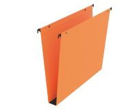 Carpetas colgantes para cajones 24 x 32 cm A4 Kraft naranja Bruneau Lomo 30 mm