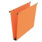 Hangmappen voor laden 33 cm in standaard kraft Bruneau bodem 30 mm oranje