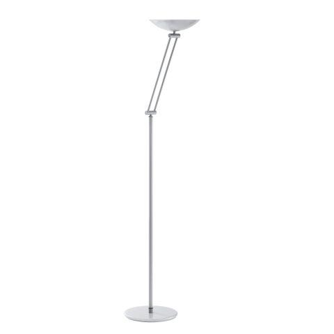 Lámpara de pie Led articulada Plata