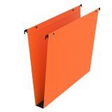 Suspension files for drawers 33 cm in kraft Premium Bruneau bottom 30 mm orange
