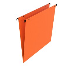 Hängeregister für Schubladen 33 cm in Kraftpapier Premium Bruneau normaler Boden orange