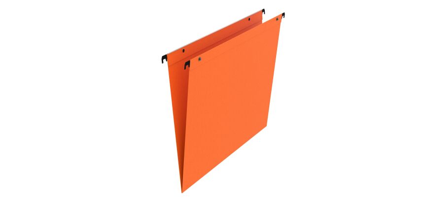 Hangmappen voor laden 33 cm in kraft Premium Bruneau normale bodem oranje
