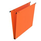 Suspension files for drawers 33 cm in kraft Premium Bruneau bottom 15 mm orange