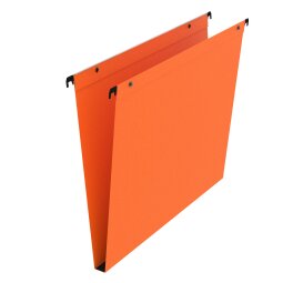 Dossier suspendu pour tiroirs 33 cm kraft Premium Bruneau fond 15 mm orange
