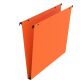 Dossier suspendu pour tiroirs 33 cm kraft Premium Bruneau fond 15 mm orange