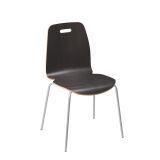 Silla coque madera 4 patas
