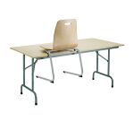 Chaise appui sur table VILMA - piètement luge