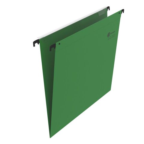Carpeta colgantes para cajones A4 Verde lomo estándar Bruneau