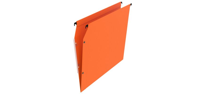 Hängeregister für Schränke 33 cm in Kraftpapier Premium Bruneau normaler Boden orange