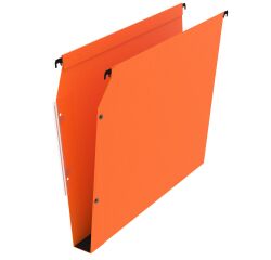 Suspension files for cabinets 33 cm in kraft Premium Bruneau bottom 30 mm orange