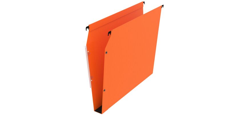 Dossier suspendu pour armoires kraft Premium Bruneau fond 30 mm orange