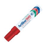Marqueur permanent Artline 100 pointe biseautée de 1,2 à 7,5 mm rouge