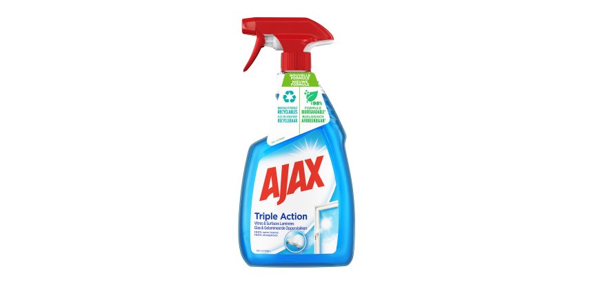 Nettoyant vitres spray Ajax triple-actions - 750 ml