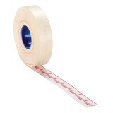Etiquettes "Fabriqué / A consommer jusqu'au" 18 x 16 mm Sato Duo 16 orange fluo - Rouleau de 1500